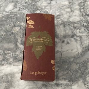 Longaberger Pewter Napkin Rings